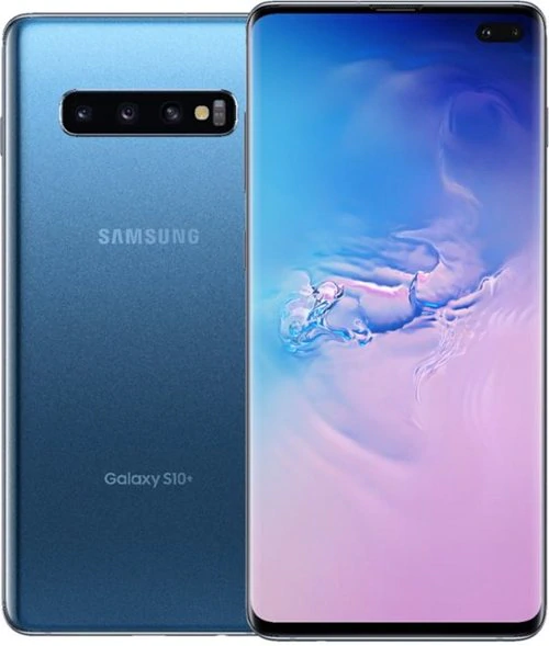 buy Cell Phone Samsung Galaxy S10 Plus SM-G975U 128GB - Prism Blue - click for details
